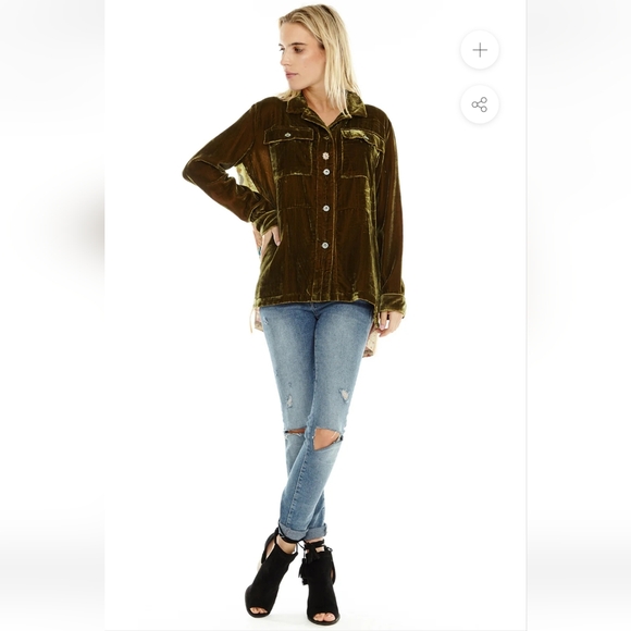 Aratta Silent Journey Velvet A Tulip Garden Jacket Size Small - Picture 4 of 12